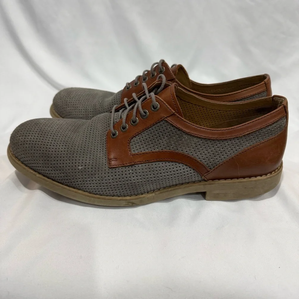 Johnston & Murphy Perforated Oxford‎ Shoes 10M Smart Casual Lightweight Corpcore